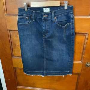 J. Crew Denim Pencil Skirt (26/2)